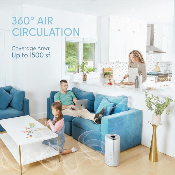 BlissAer Large Room Smart Air Purifier For Spaces Up To 1500 Ft²Air