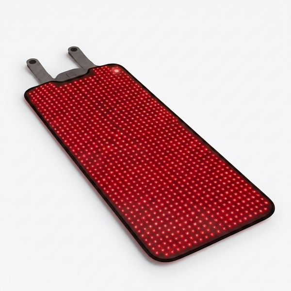 Red Light Therapy Mat Designed for Wellness Routines, Near-Infrared Technology, 140mW/cm² Irradiance, 20-Minute Sessions — Studio Shot