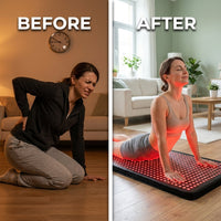 Red and Near-Infrared Light Therapy Mat for Whole Body — Before & After