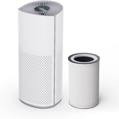 Air Purifiers for Home Bedroom Large Room up to 1500 Ft² - Smart Wifi & Voice Control True HEPA Air Purifier for Home Smoke, Dust, Pet Dander, Pollen, Sleep Mode Air Quality Light - Kery Plu
